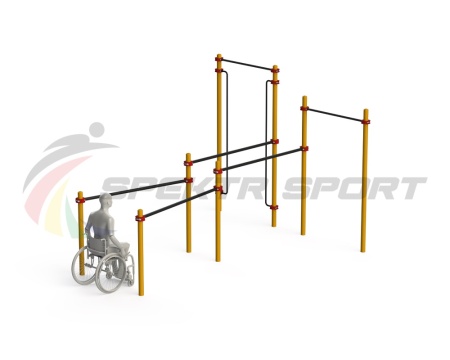 Купить Спортивный комплекс для инвалидов-колясочников WRK-D19_76mm в Тосно 