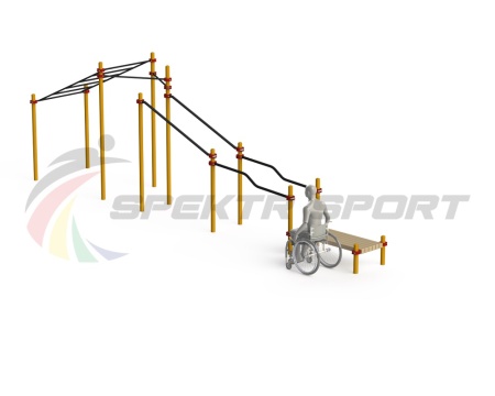 Купить Спортивный комплекс для инвалидов-колясочников WRK-D22_76mm в Тосно 