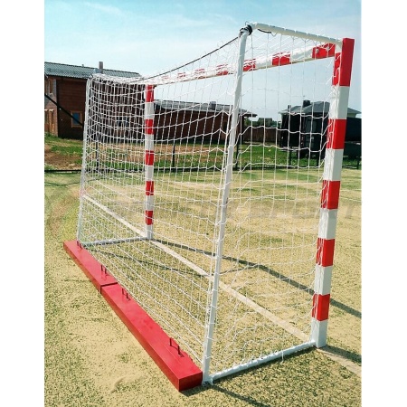 Купить Ворота мини-футбольные без сетки 2х3х1 м. (добровольный серт.) с накидным противовесом 50 кг в Тосно 