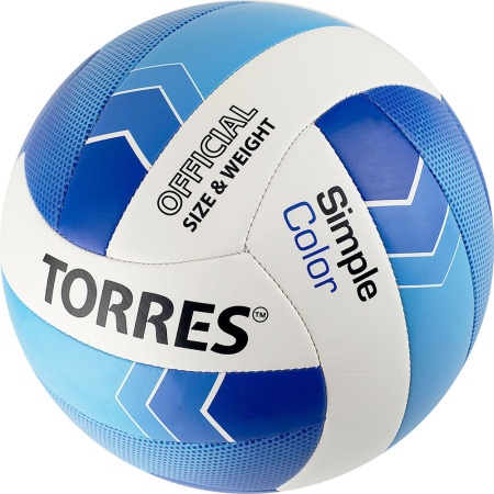 Купить Мяч волейбольный Torres Simple Color любительский р.5 в Тосно 